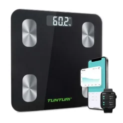 Tunturi Balance Pese Personne, Balance Impedancemetre - Connectée Bluetooth