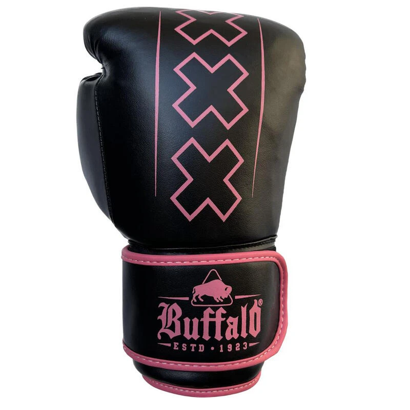 Gants De Boxe Buffalo Outrage Noir Et Rose 12oz 3 Gants De Boxe Buffalo Outrage Noir Et Rose 12oz â Image 3