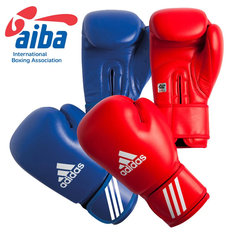 ADIDAS Gants De Boxe En Cuir Approuvés IBA 5 ADIDAS Gants De Boxe En Cuir Approuvés IBA – Image 5