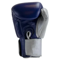 Gants De Boxe En Cuir - Enforcer - Bleu/Argent/Blanc -Boxe Boutique gants de boxe en cuir enforcer bleuargentblanc 2
