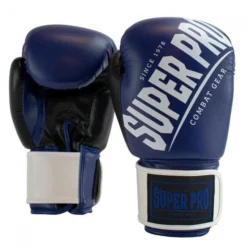 Gants De Boxe - Rebel - Bleu/Noir/Blanc