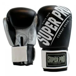 Gants De Boxe - Rebel - Noir/Gris/Blanc