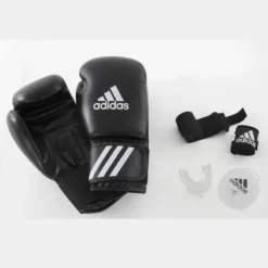 ADIDAS KIT DE BOXE DEBUTANT: GANTS, BANDES, PROTEGE-DENTS