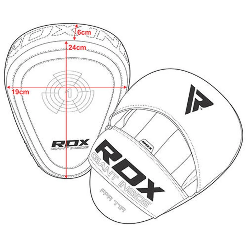 RDX SPORTS Pattes D'ours De Vitesse Boxe - Focus Pads Rex Curve T1 4 RDX SPORTS Pattes D'ours De Vitesse Boxe - Focus Pads Rex Curve T1 – Image 4