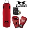 Set De Sac De Frappe FIT - Sac De Frappe En Nylon De 60 Cm Avec Gants De Boxe