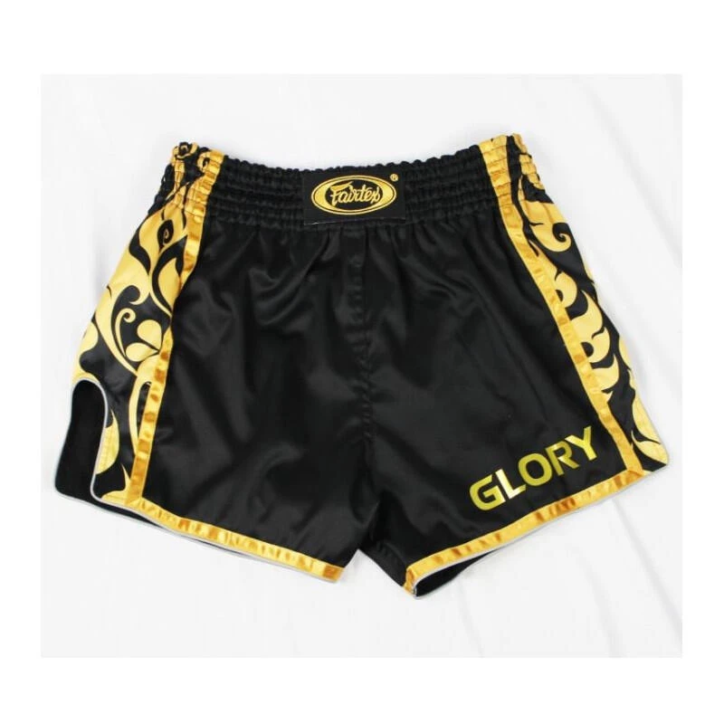 Short Boxe Thaï Glory Noir/or Fairtex 1 Short Boxe Thaï Glory Noir/or Fairtex
