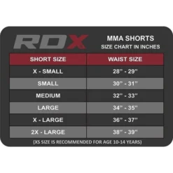 RDX SPORTS Sports R3 Revenge Series MMA Shorts - XS -Boxe Boutique sports r3 revenge series mma shorts xs 2