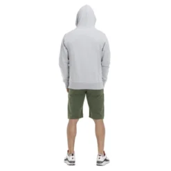 Sweat Basique Pour Homme Avec Capuche Et Petit Zip Logo -Boxe Boutique sweat basique pour homme avec capuche et petit zip logo 3